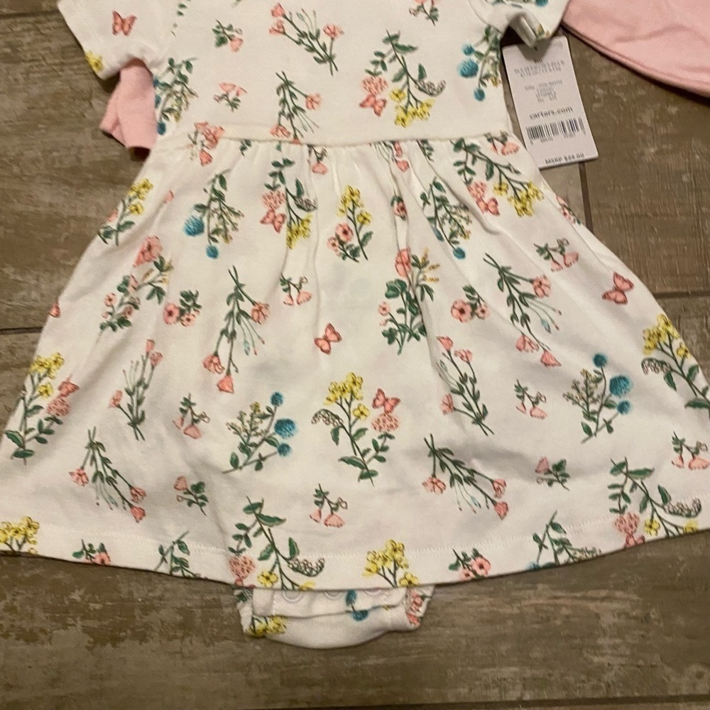 NWT Carter’s floral 2-piece set - Picture 4 of 12